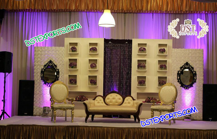 Elegant Asian Wedding Theme Stage