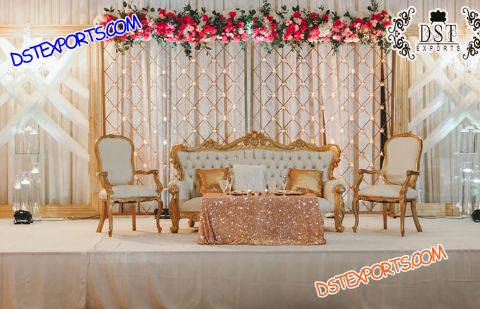 Candle Wall Backdrops for Stage Decoration