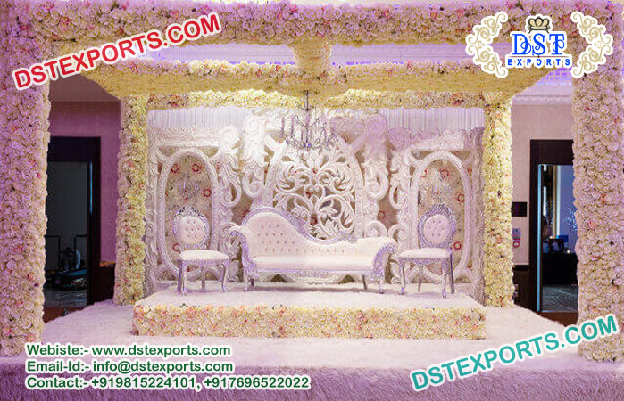 Australian Wedding Floral Theme Stage Decoration