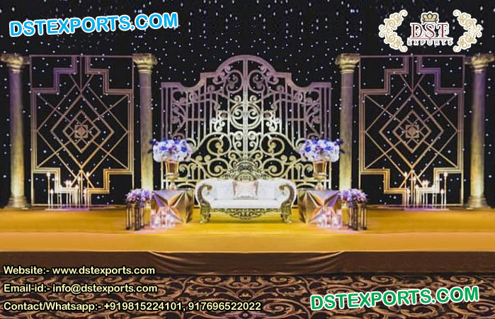Victorian Style Wedding Stage Decorations