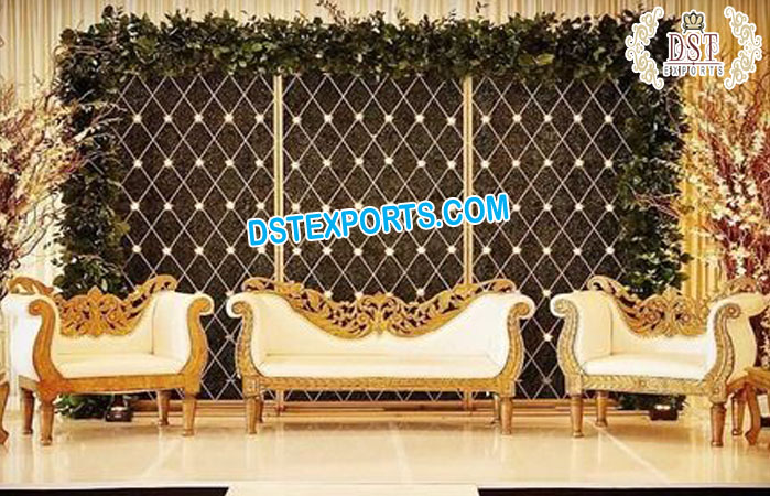 Sparkling Metal Candle Walls for Wedding Dcor