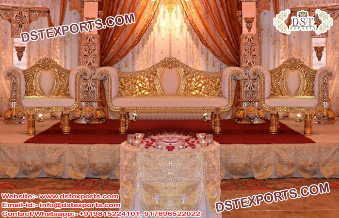 Hot Selling Gold Wedding Furniture