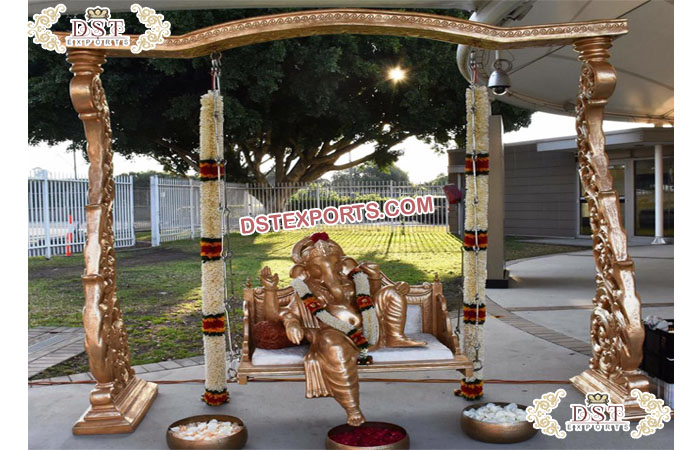 Hindu Wedding Ganesha Foyer Decoration