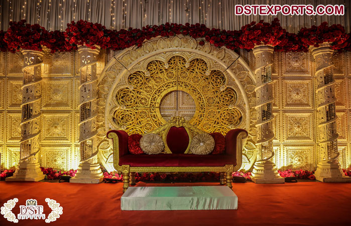 Low-Budget Indian Wedding Stage Decoration