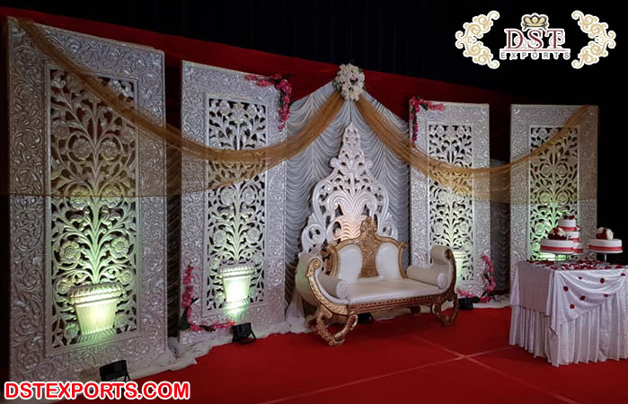 Glamour & Modern Hindu Wedding Stage Decor