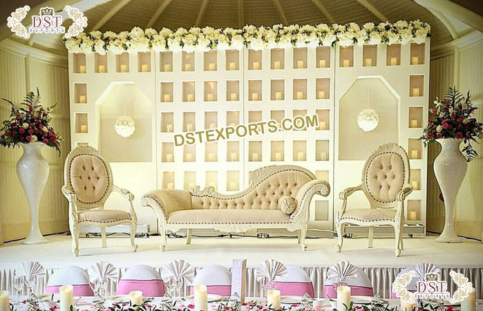 Exclusive Design Wedding Candle Backdrop