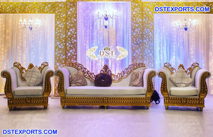 Muslim Wedding Stage Decor Sofa Set