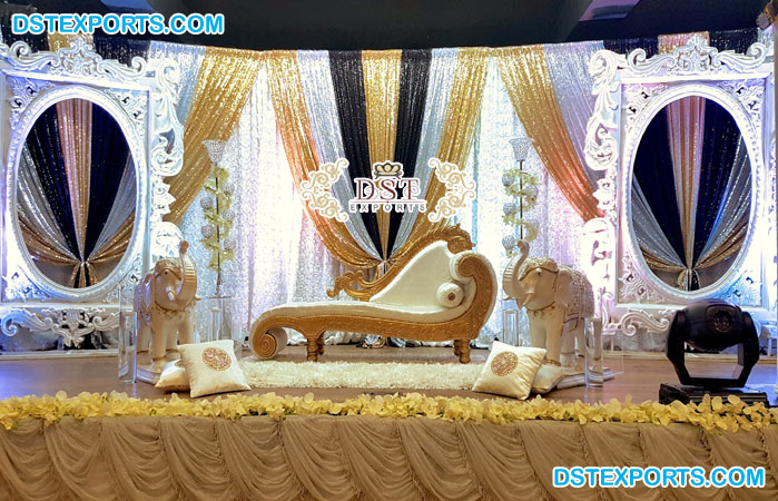 Stylish Bollywood Wedding Stage Backdrop Panels