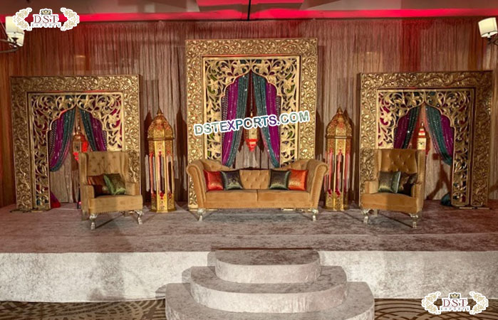 Arabian Night Wedding Theme Stage Decor