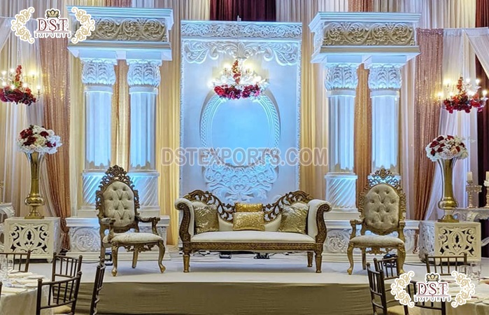 Royal Majestic Indian Wedding Stage Decor
