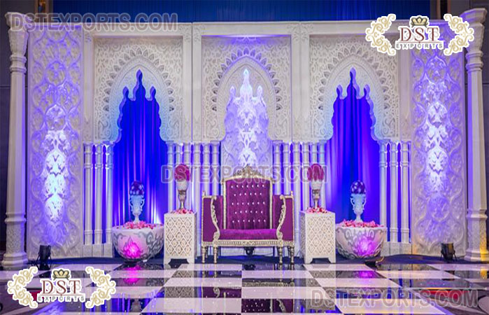 Amazing Wedding Reception Stage Decoration UAE