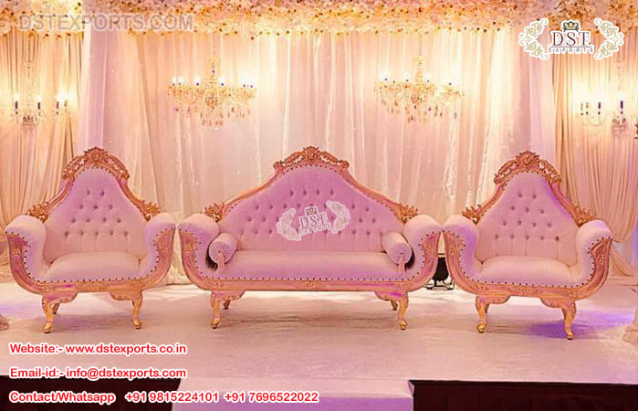 Luxury Weddings Maharaja Furniture Setup UK