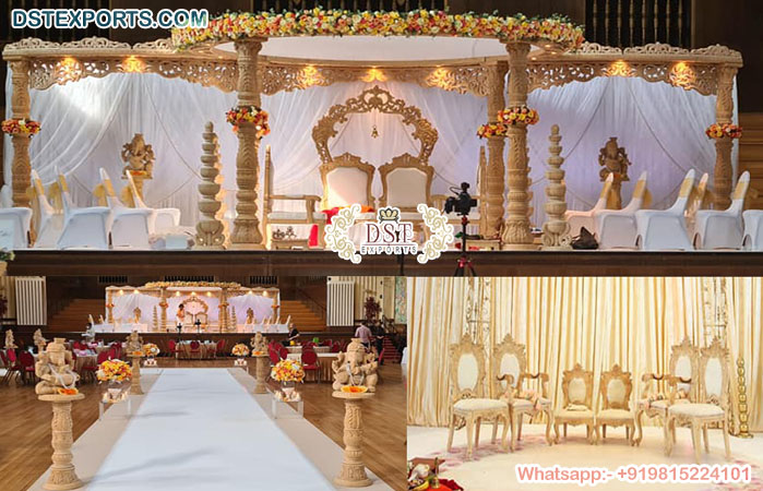 Maharani Floral Mandap for Indian Weddings