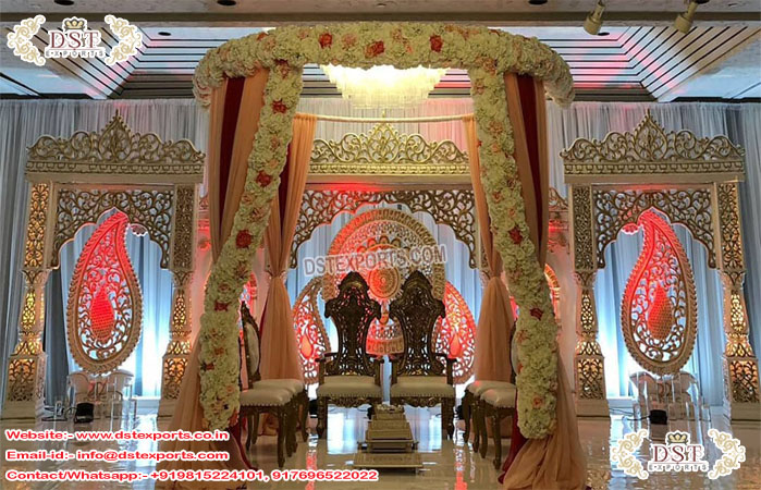 Super Design Bollywood Wedding Mandap Set