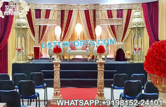 Arabian Wedding Ring Ceremony Stage Set