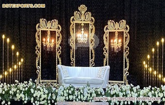 Latest Wedding Stage Temple Style Frames