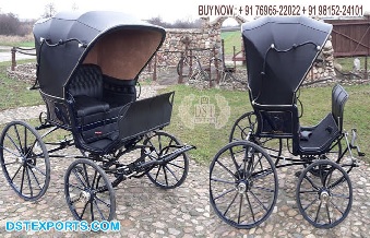 Four Wheels Pony Horse Carriage For Children