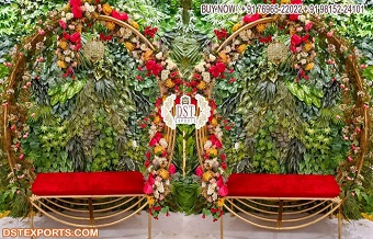 Unique Style Bridal Seat For Bangle Ceremony
