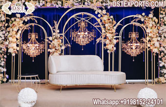 Ravishing Wedding Metal Arch Backdrop Panels