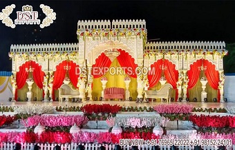 Rajwada Theme Indian Wedding Mandap Setup