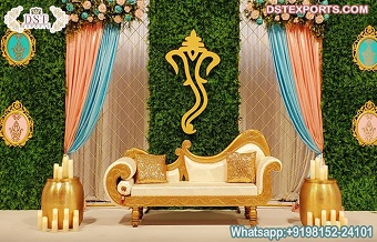 Stunning Wedding Event Reception Stage Couch