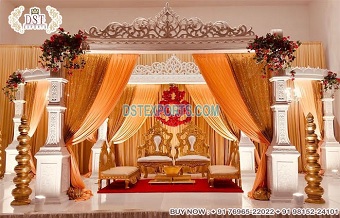 Sri Lankan Wedding White  Theme Mandaps Decor