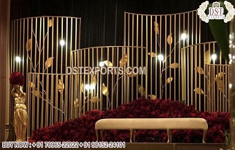 Western Wedding Theme Metal Panels Decor