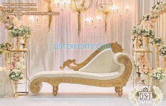 Modern Wedding  Stage Italian Chaise For Couple