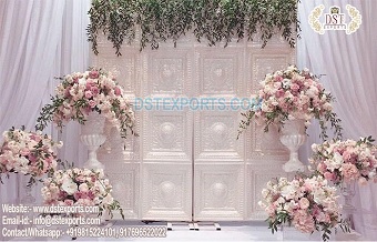 Modern Wedding Reception Stage Door Frames