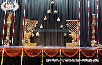 South Indian Wedding Stage Decoration Props