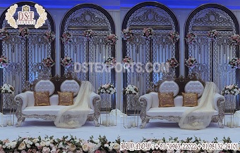 New Designer Metal Panels For Wedding Stage
