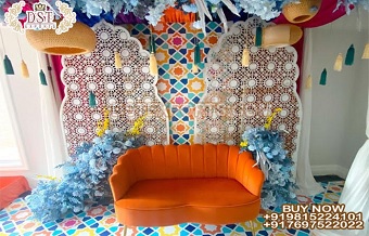 Mehndi Function Stage Laser Cut Screens For Decora