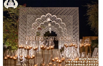 Wedding Arch Style Metal Gate Frame For Entrance