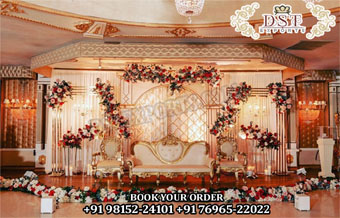 Asian Wedding Stage Sofa Set For Bride & Groom