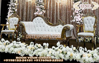 Asian Wedding Stage French Style Sofa Set