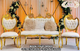Gorgeous Wedding Sofa Set For Muslim Weddings
