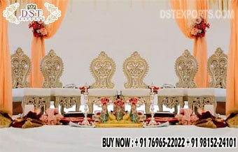 Lovely Low Seating Wedding Mandap Chairs