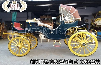 New Design Wedding Horse Drawn Buggy Carriage