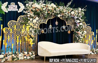 Elegant Wedding Stage Laser Cut Back- Panels