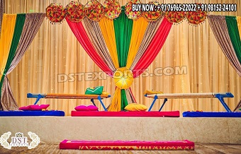Affordable HouseWarming Sangeet Decoration Drapes