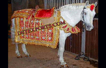 Indian Wedding  Red Horse Costume