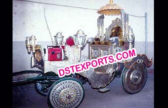 Silver Decorated Covered Carriages