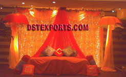 MEHANDI DECORATED STAGE