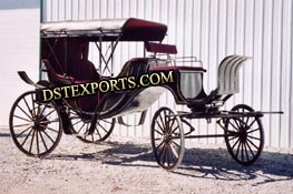ANTIQUE HORSE DRAWN CARRIAGE