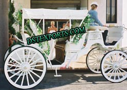 BRIDE GROOM COVERED CARRIAGE