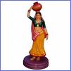 INDIAN WEDDING WATER LADY STATUE