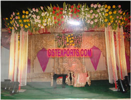 INDIAN WEDDING TRADITIONAL FIBER BACKDROP