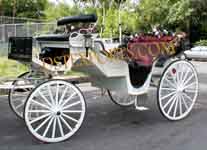 DECORATED VICTORIA HORSE CARRIAGE