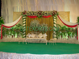 NEW ASIAN WEDDING RECEPTION STAGE
