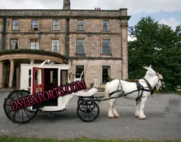 NEW WEDDING COVERED CARRIAGE